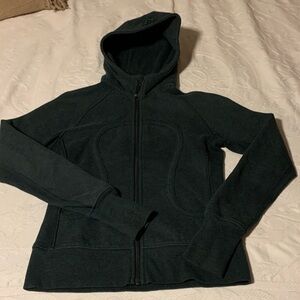 lululemon athletica hunter green scuba Full-Zip Hooded Jacket